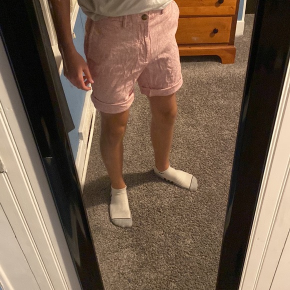 red/white, mens, shorts, - Picture 3 of 3